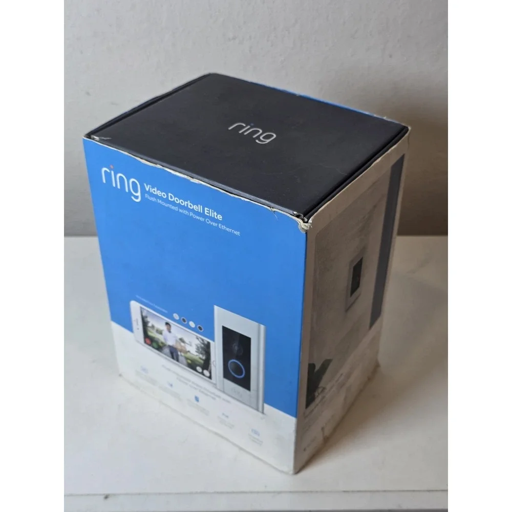 Ring Elite Video Doorbell PoE – NEW OPEN BOX – Hardwired Pro Model – 1080p HD